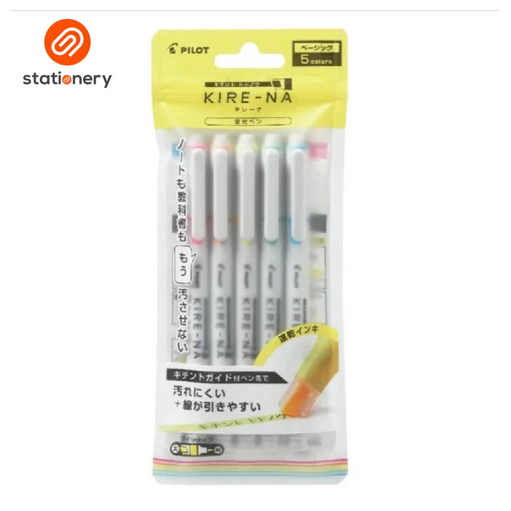 Pilot Kire-Na Dual Tip Highlighter Set - Basic Colors-zoom-4