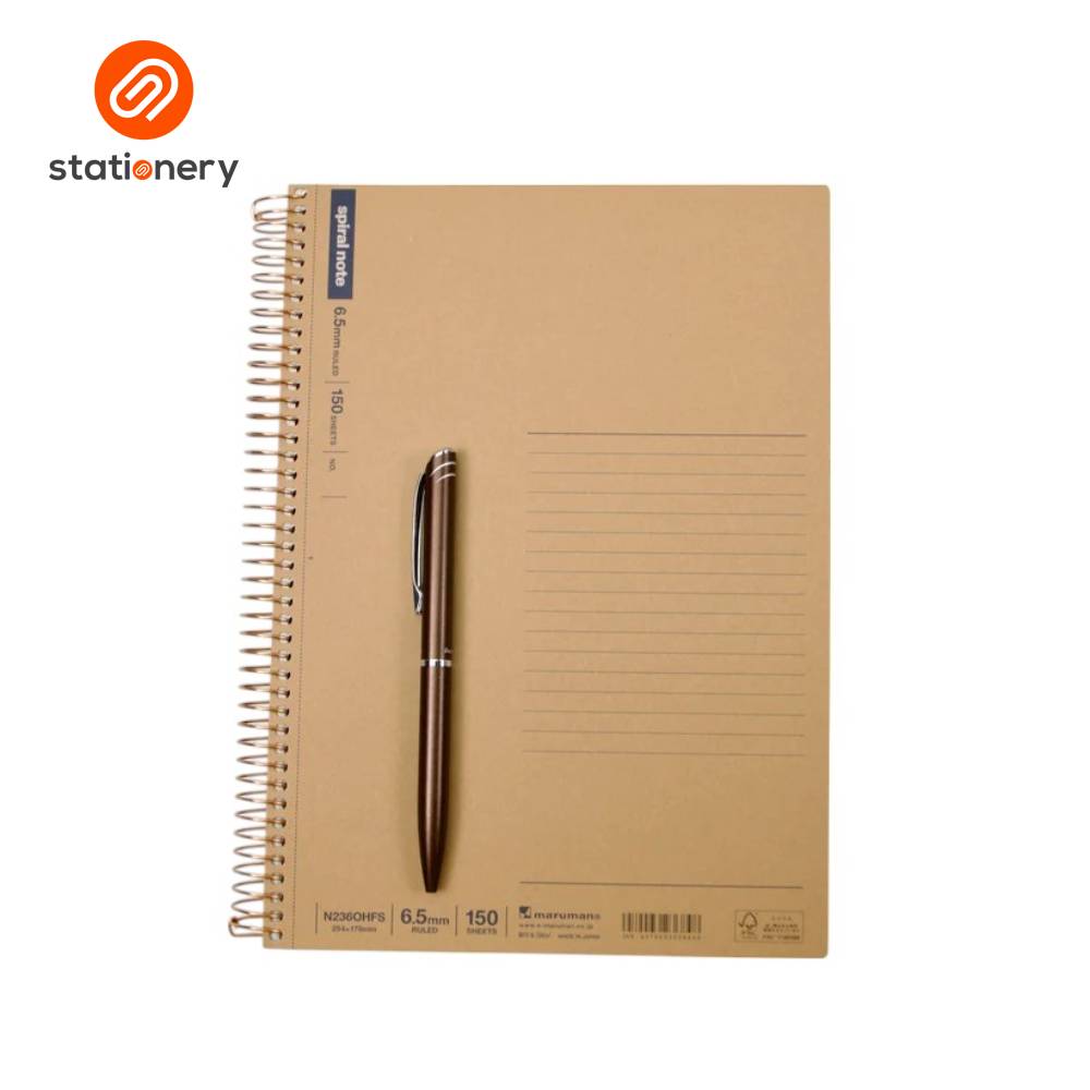 Maruman Spiral Notebook Basic Ruled B5 - 150 Sheets-zoom-4