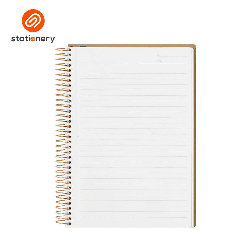 Maruman Spiral Notebook Basic Ruled A5 - 150 Sheets-zoom-