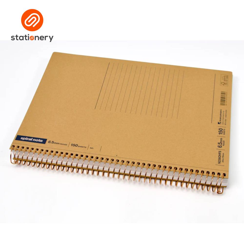 Maruman Spiral Notebook Basic Ruled A5 - 150 Sheets-zoom-4