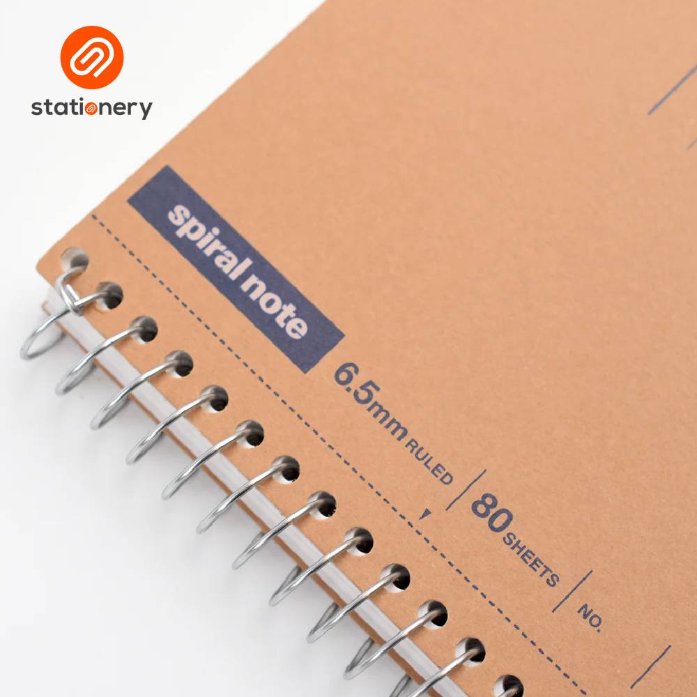 Maruman Spiral Notebook Horizontal Lines A6 - 80 Sheets-zoom-7