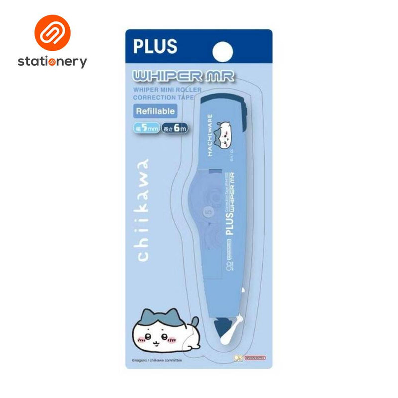 Plus Whiper Mini Roller Correction Tape 5mmx6m - Chiikawa (Assorted per Piece)-zoom-