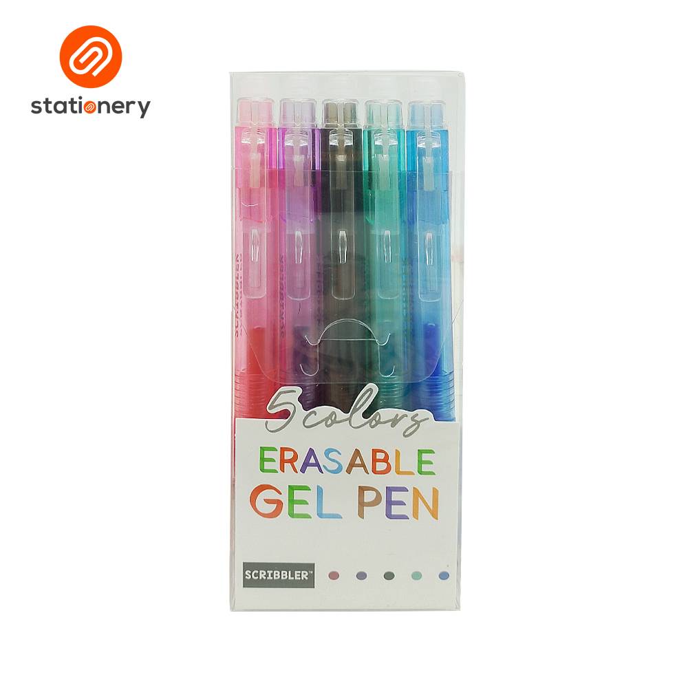 Scribbler Erasable Gel Pens 5 Colors-1