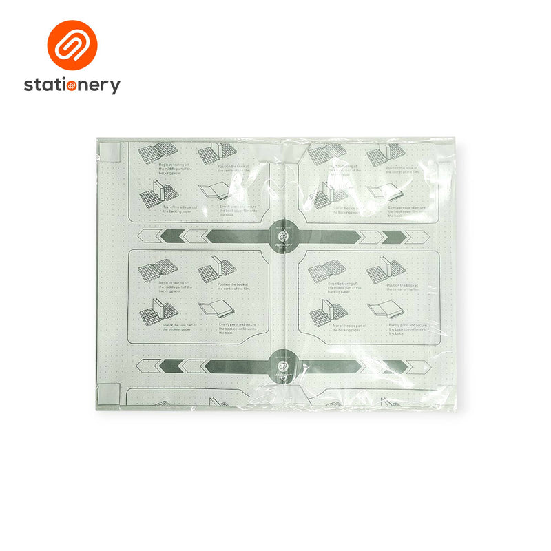 Self Adhesive Book Covers 10 Sheets per Pack - 340x250mm-zoom-
