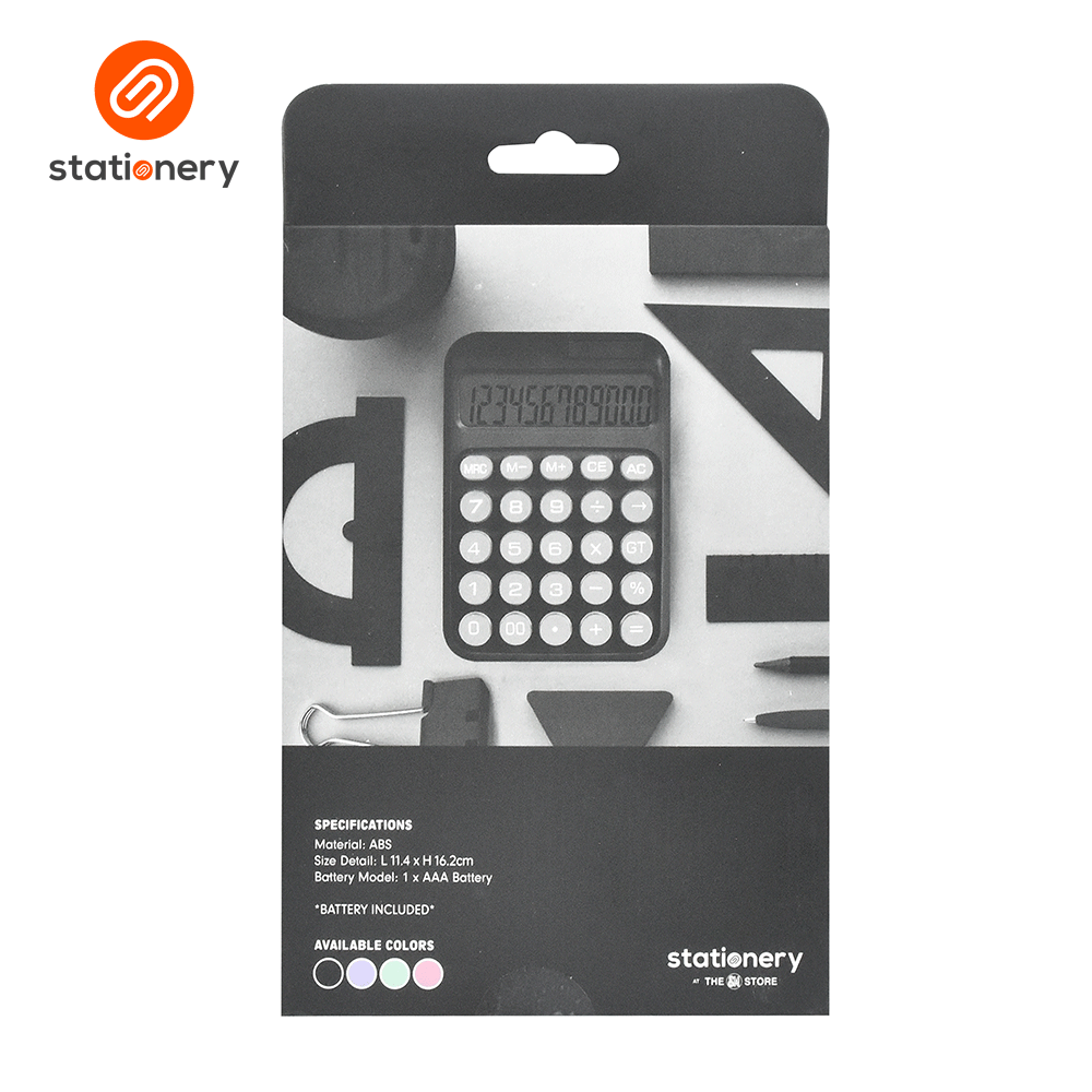 12 Digits Desktop Colored Calculator with Solar-zoom-20
