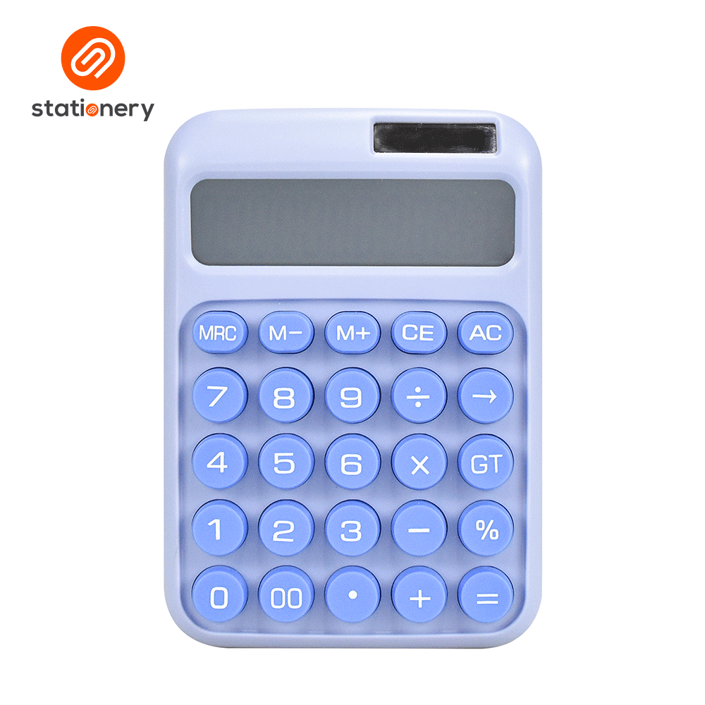 12 Digits Desktop Colored Calculator with Solar-14