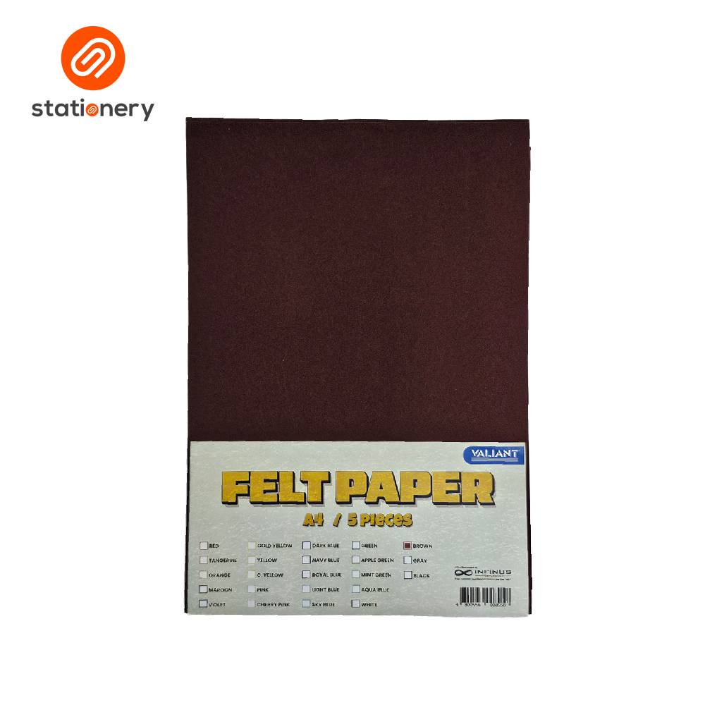 Valiant Felt Paper A4 - 5 Sheets per Pack-zoom-3