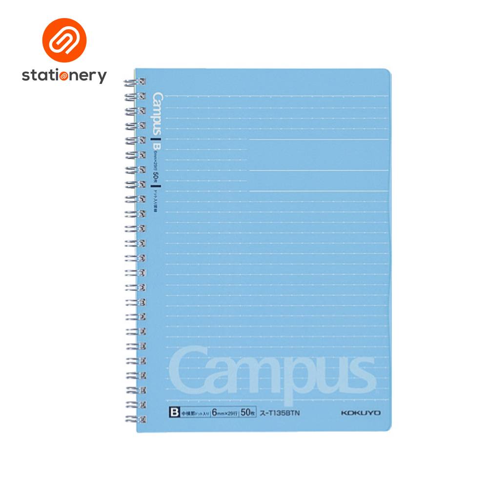 Kokuyo Campus Notebook 6mm 50 Sheets A5-zoom-3