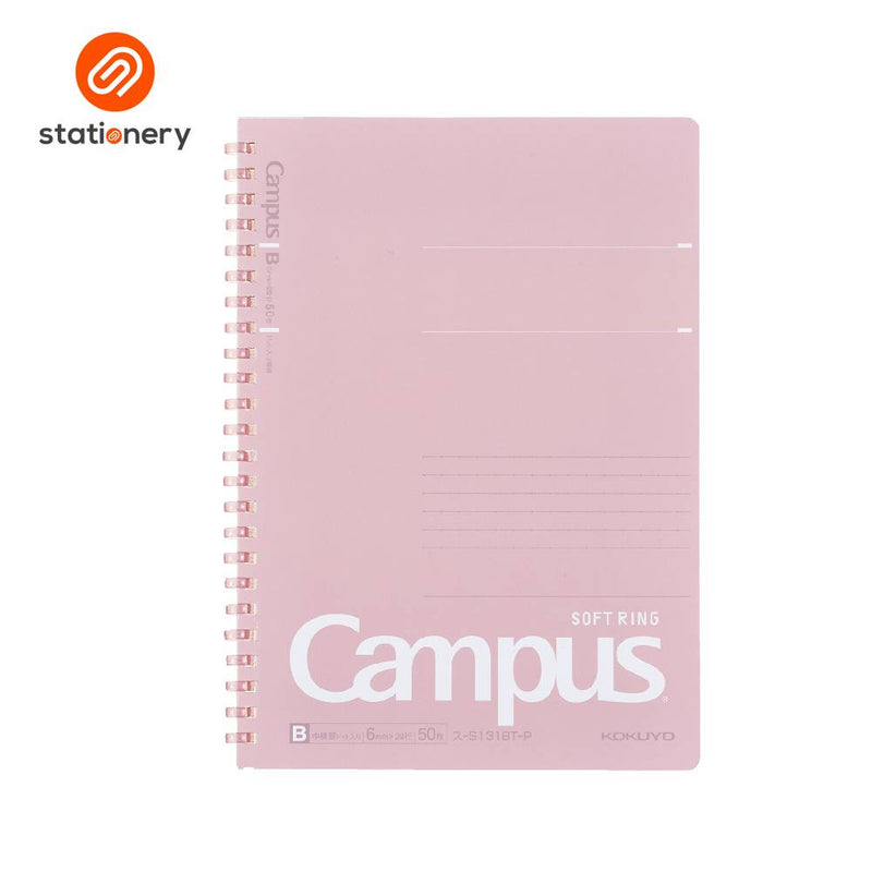 Kokuyo Campus Notebook 6mm 50 Sheets A5-zoom-