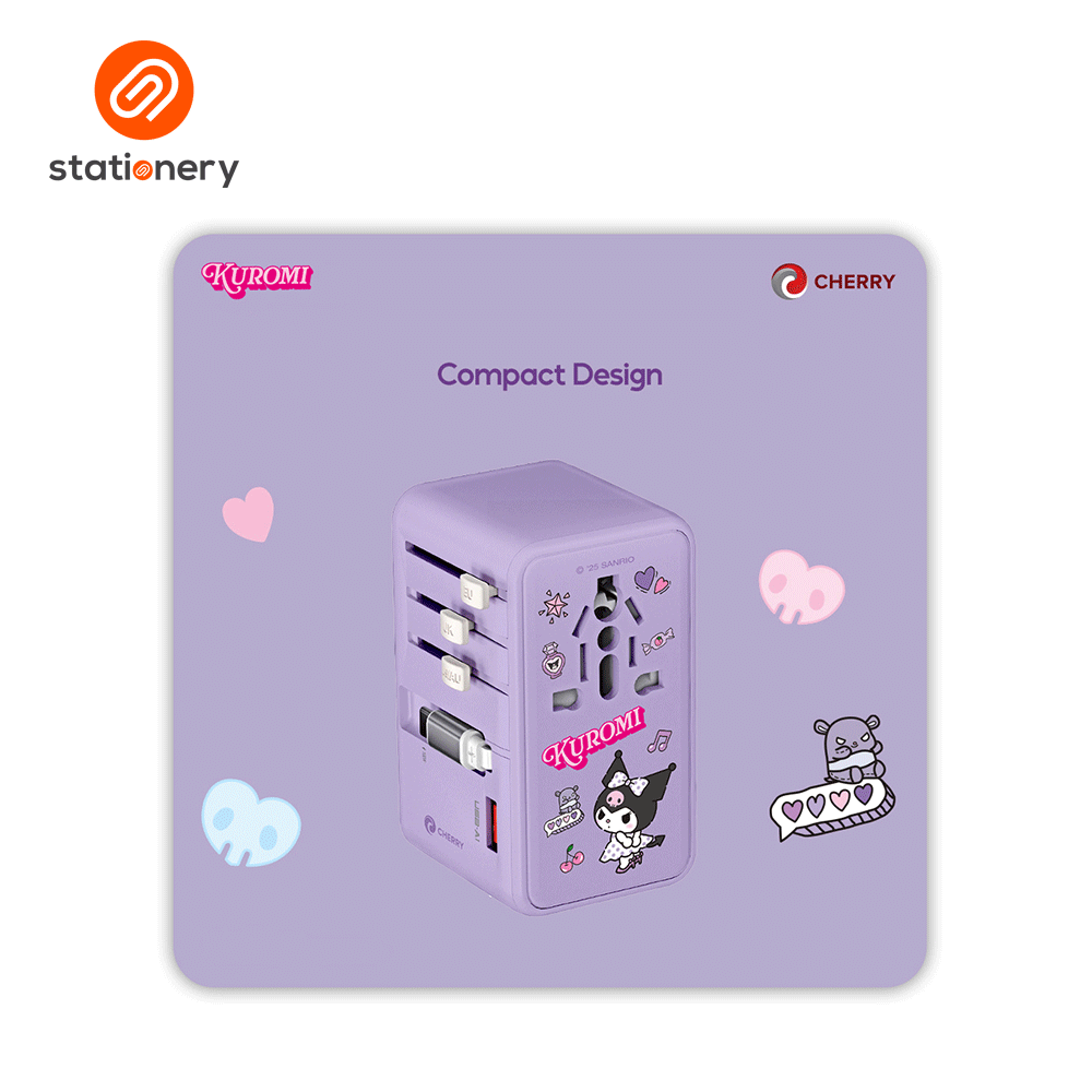 Sanrio Characters and CHERRY 100W Universal Travel Adapter-11