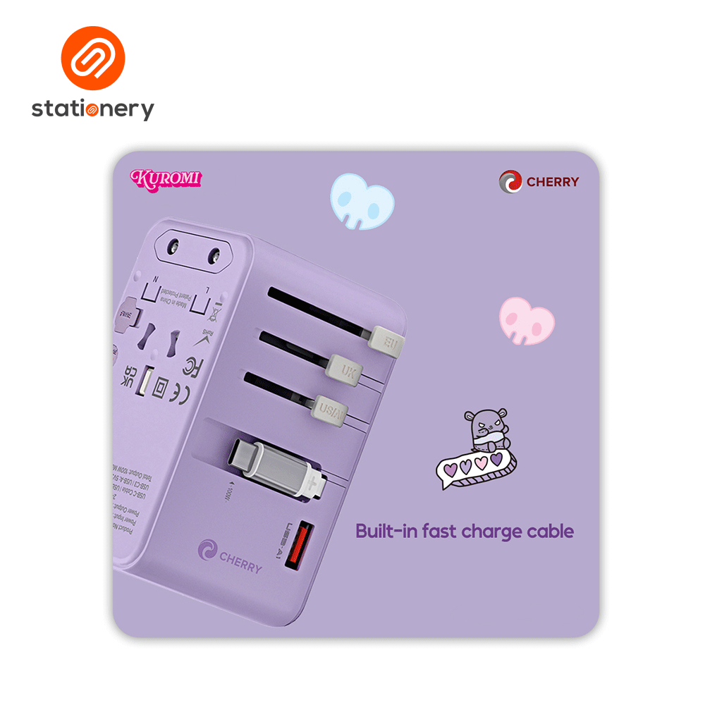 Sanrio Characters and CHERRY 100W Universal Travel Adapter-zoom-14