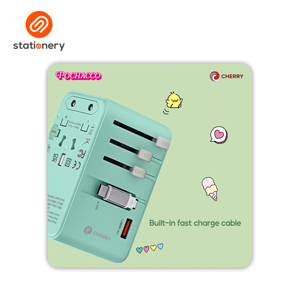 Sanrio Characters and CHERRY 100W Universal Travel Adapter-zoom-19