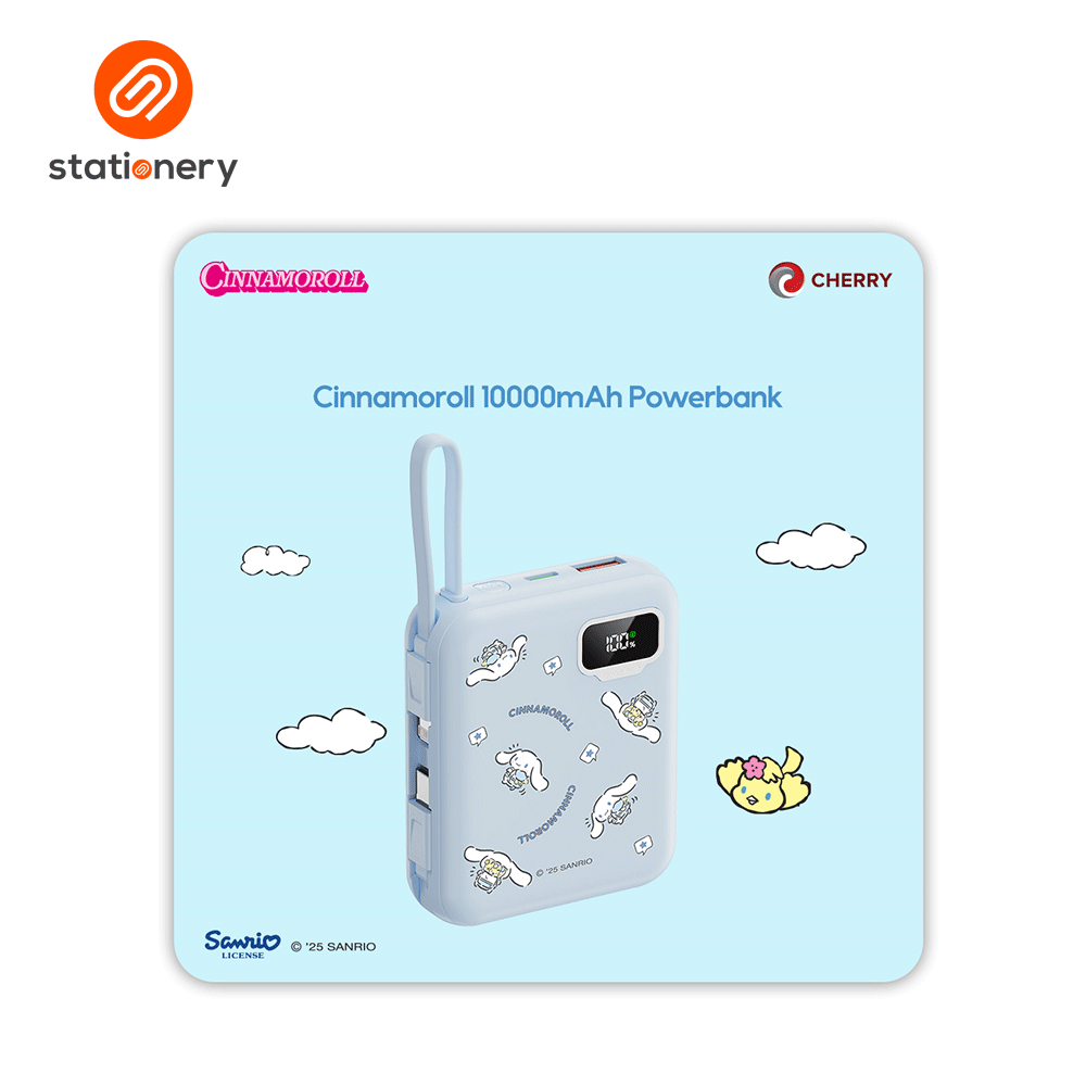 Cherry Sanrio 10000mAh Powerbank - Cinnamoroll-zoom-4
