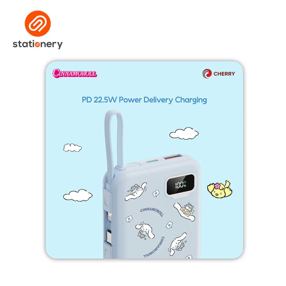 Cherry Sanrio 10000mAh Powerbank - Cinnamoroll-zoom-5
