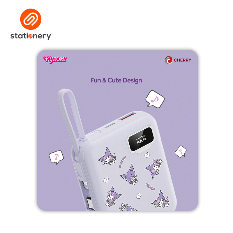 Cherry Sanrio 10000mAh Powerbank - Cinnamoroll-zoom-
