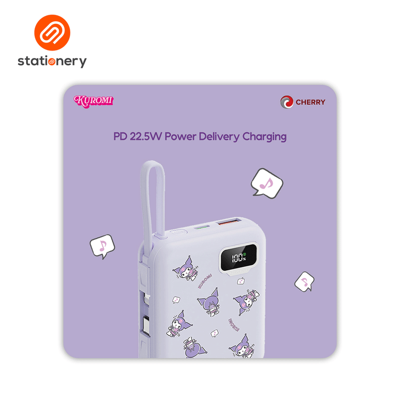 Cherry Sanrio 10000mAh Powerbank - Cinnamoroll-zoom-