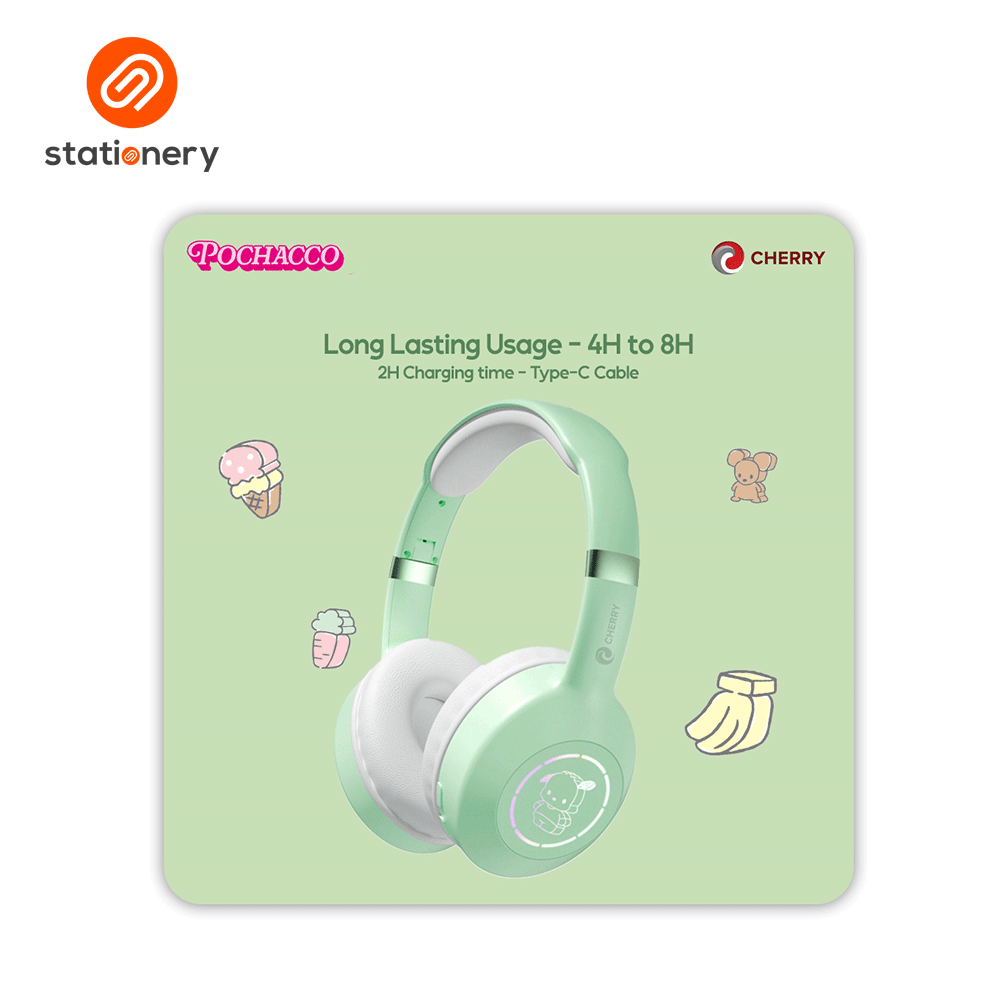 Sanrio Characters and CHERRY Bluetooth Headphones-17