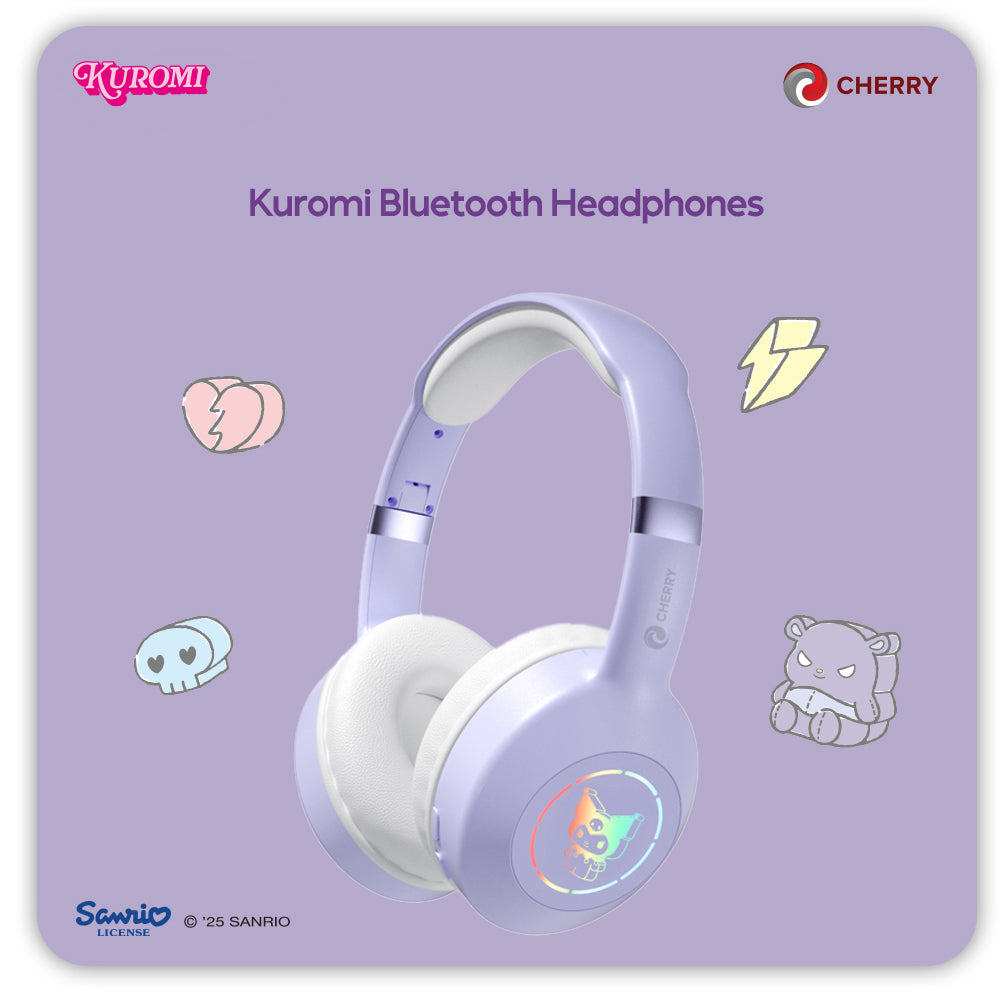 Sanrio Characters and CHERRY Bluetooth Headphones-2