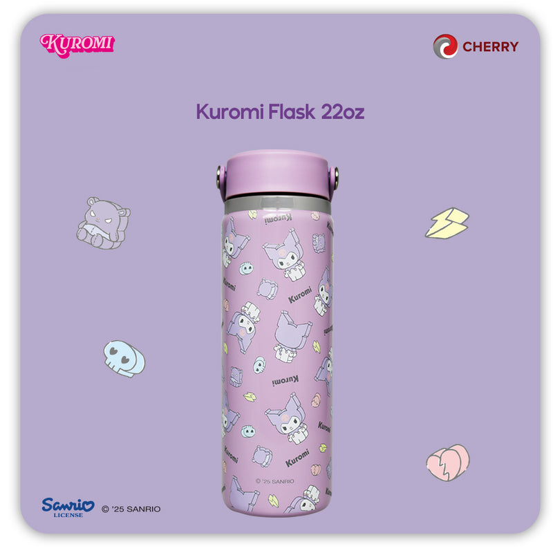 Sanrio Characters and CHERRY Flask 22oz Chirashi-zoom-