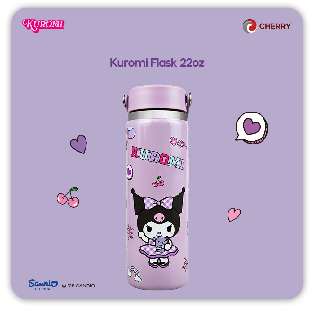Sanrio Characters and CHERRY Flask 22oz Pop
