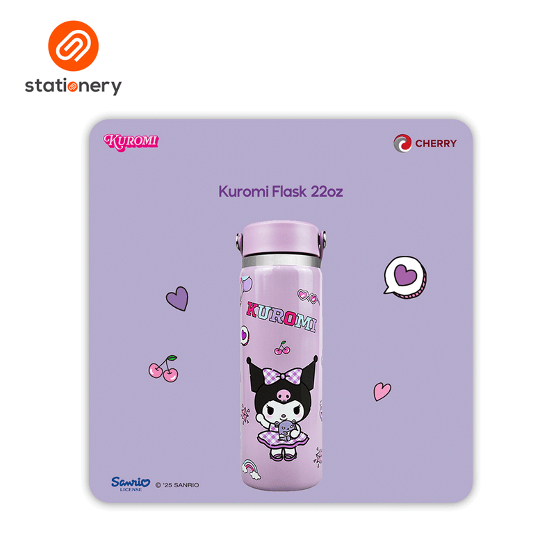 Sanrio Characters and CHERRY Flask 22oz Pop-zoom-