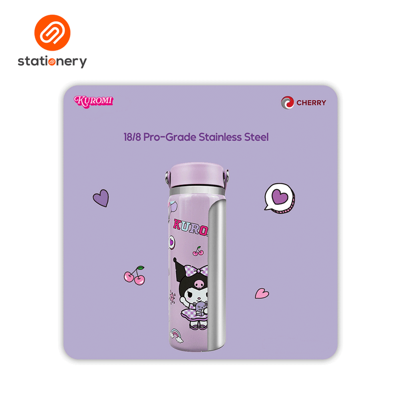 Sanrio Characters and CHERRY Flask 22oz Pop-zoom-