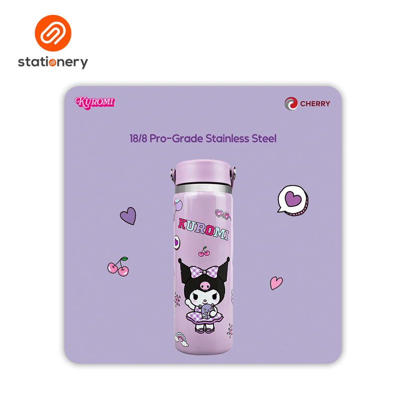 Sanrio Characters and CHERRY Flask 22oz Pop-zoom-