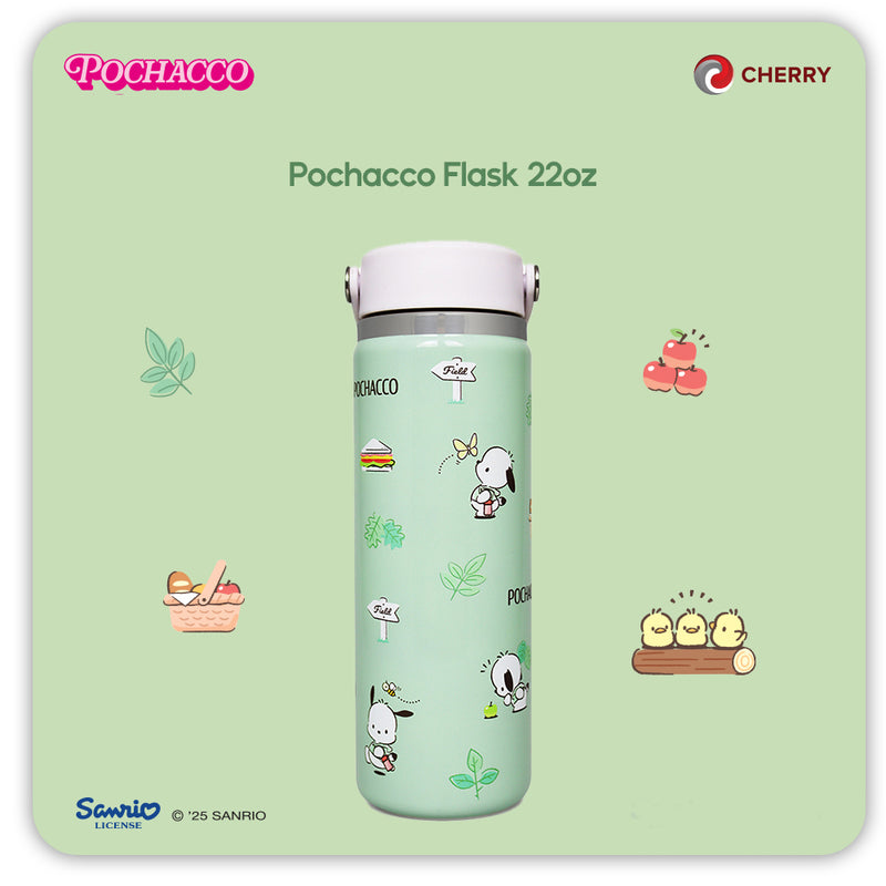 Sanrio Characters and CHERRY Flask 22oz Chirashi-zoom-