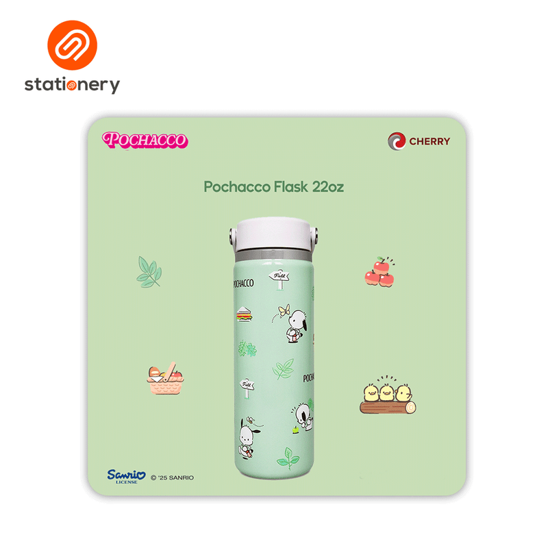 Sanrio Characters and CHERRY Flask 22oz Chirashi-zoom-