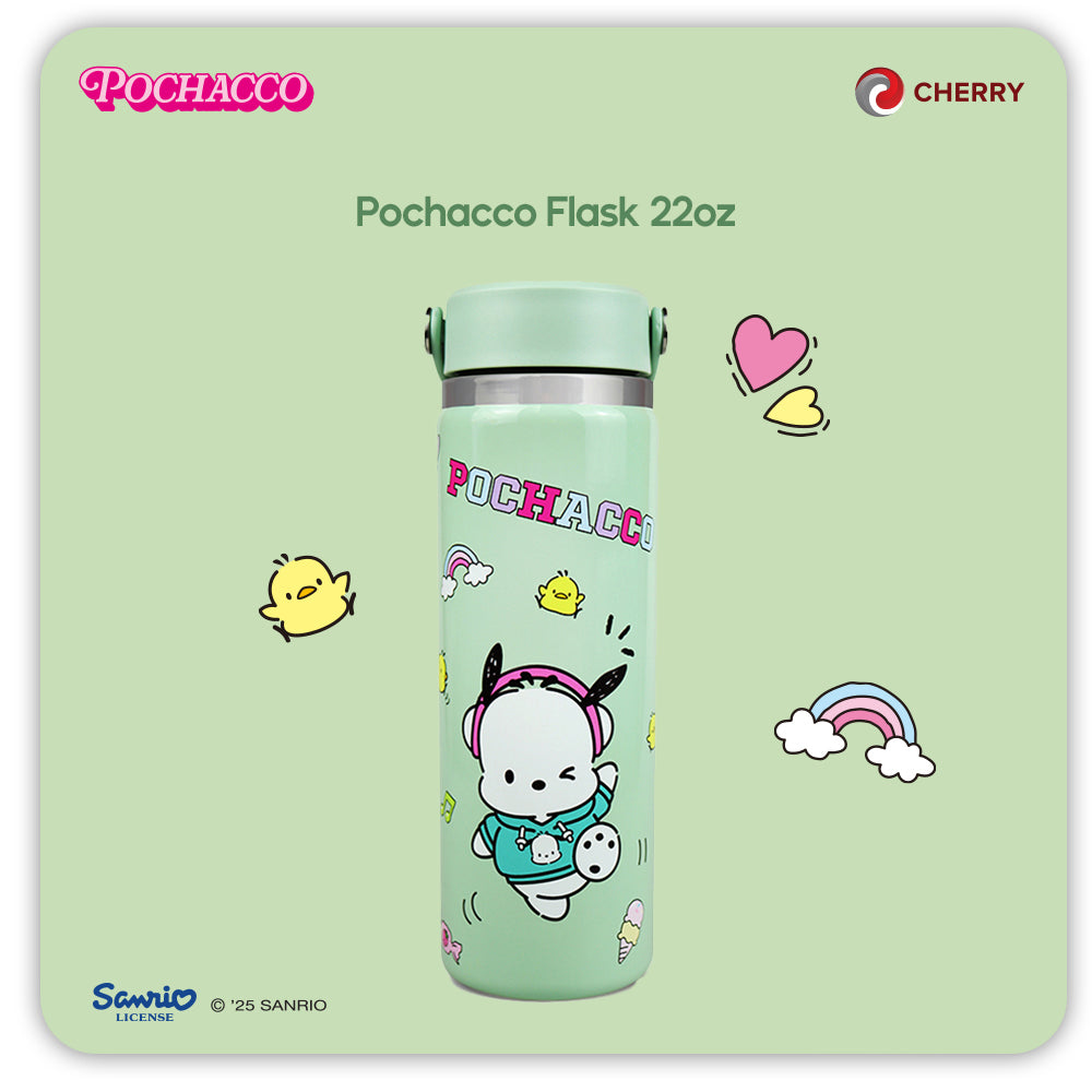 Sanrio Characters and CHERRY Flask 22oz Pop-zoom-1