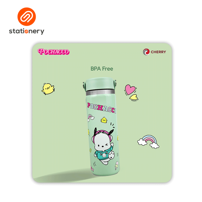 Sanrio Characters and CHERRY Flask 22oz Pop-zoom-