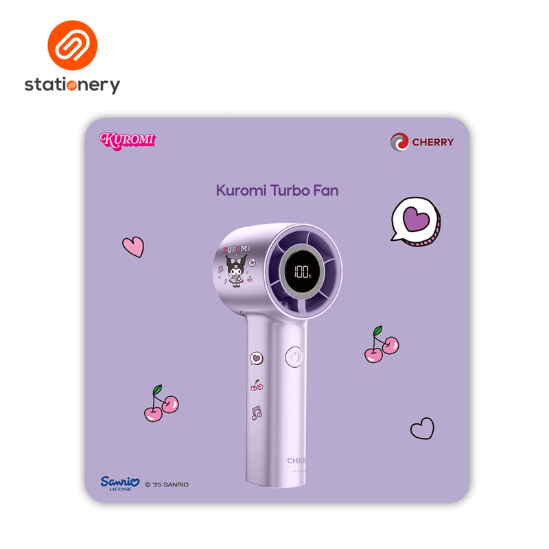 Cherry Sanrio Mini Turbo Fan - Kuromi-zoom-