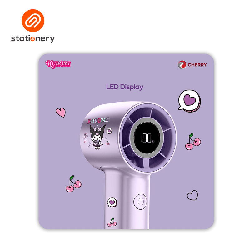 Cherry Sanrio Mini Turbo Fan - Kuromi-zoom-