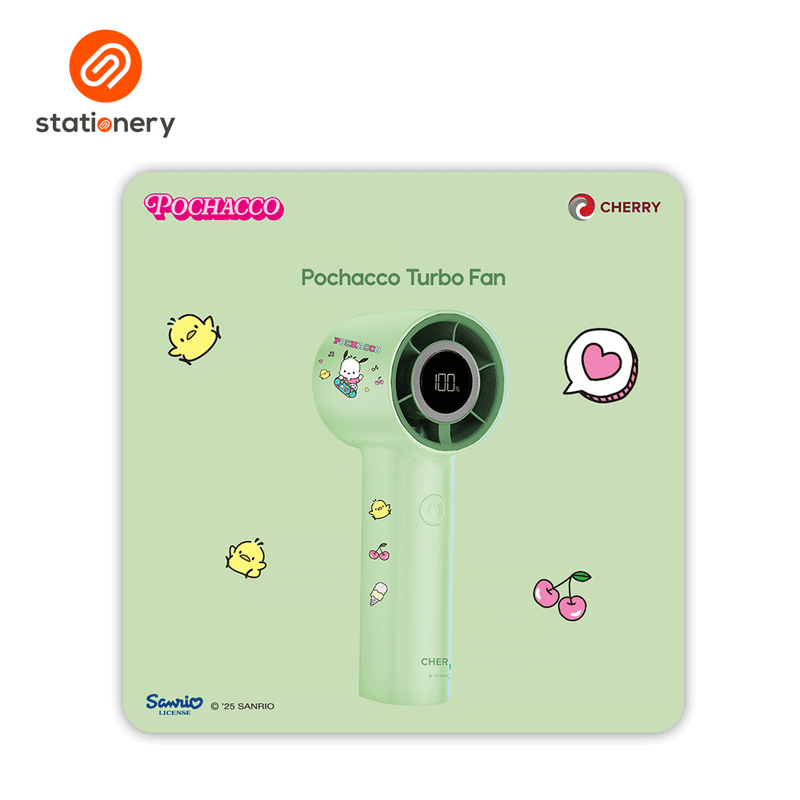 Cherry Sanrio Mini Turbo Fan - Kuromi-zoom-