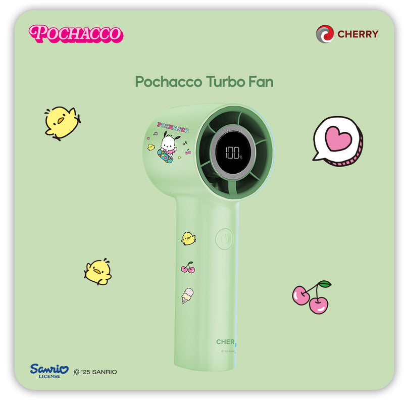 Cherry Sanrio Mini Turbo Fan - Kuromi-zoom-