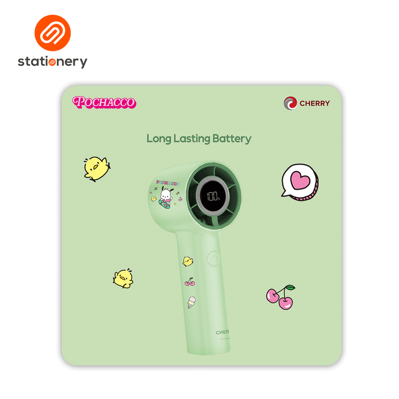 Cherry Sanrio Mini Turbo Fan - Kuromi-zoom-
