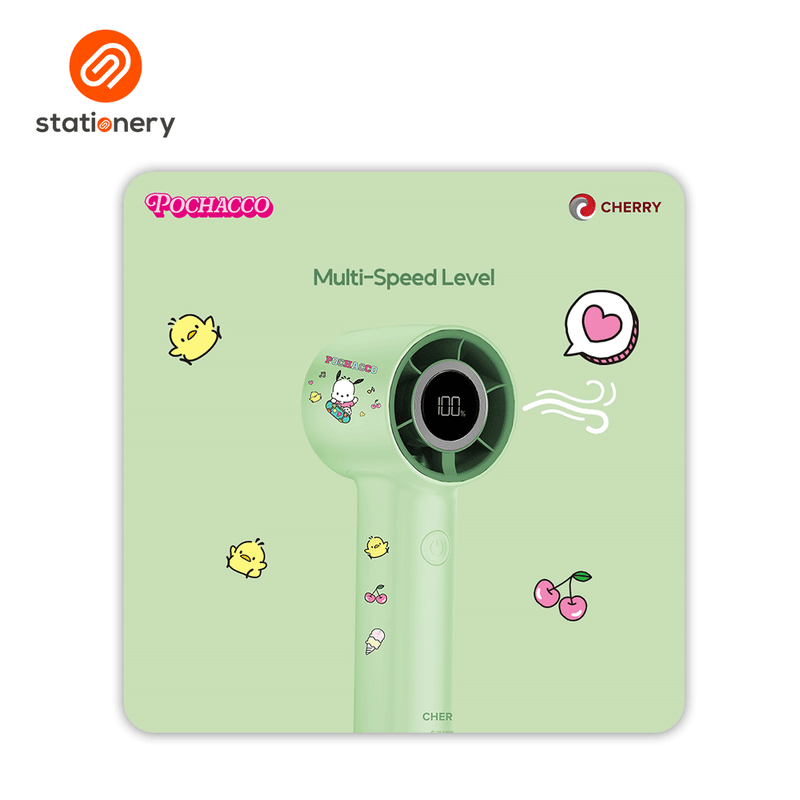 Cherry Sanrio Mini Turbo Fan - Kuromi-zoom-