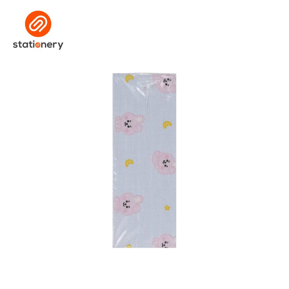 Packaged product with pink floral design on a white background, featuring 'stationery' brand logo.
