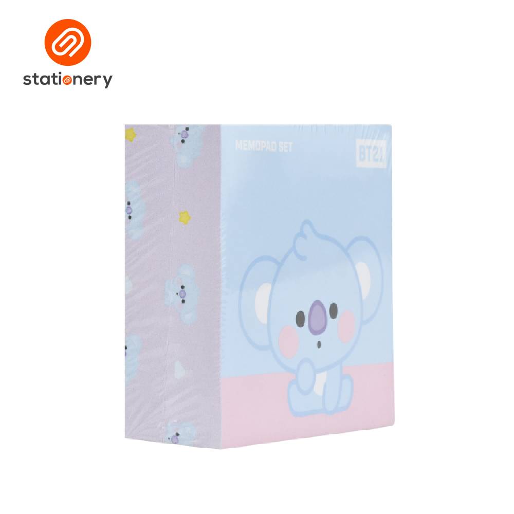 Stationery box with a cartoon character on a white background