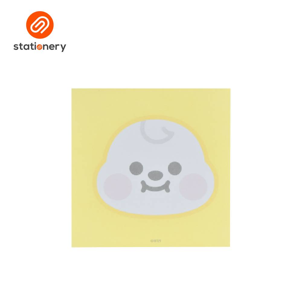 Notebook with a cartoon ghost design on a yellow background, featuring the 'stationery' brand.