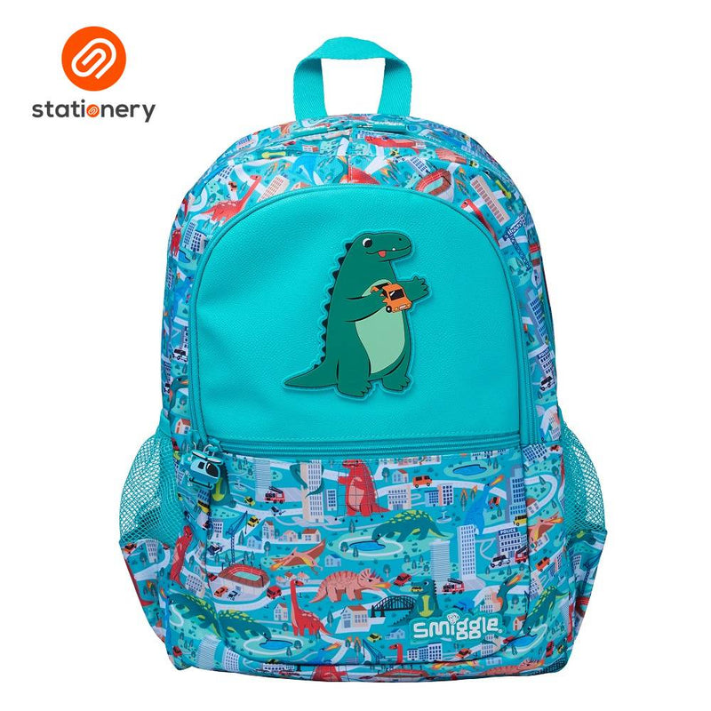 Smiggle Adventurous Classic Backpack - Green-zoom-