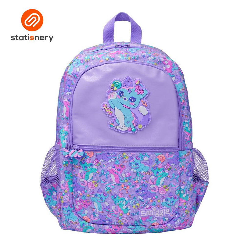 Smiggle Adventurous Classic Backpack - Lilac-zoom-