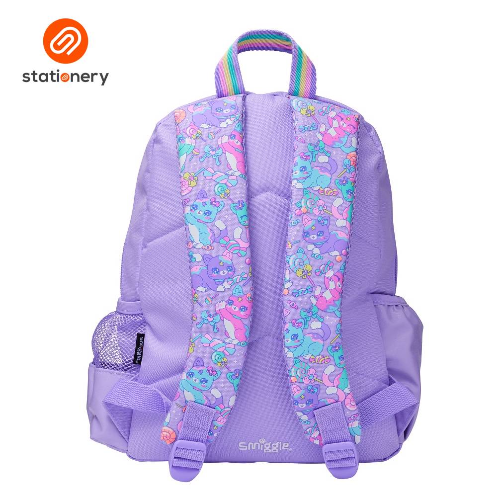 Smiggle Adventurous Junior Character Backpack - Lilac-zoom-2