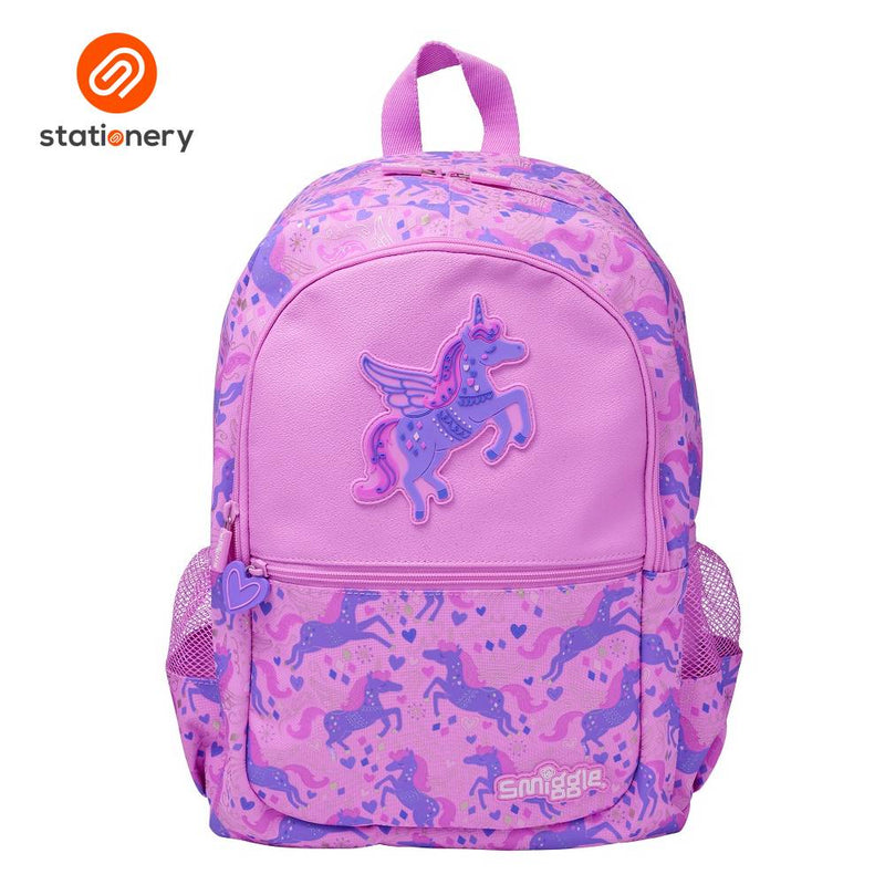 Smiggle Adventurous Classic Backpack - Pink-zoom-