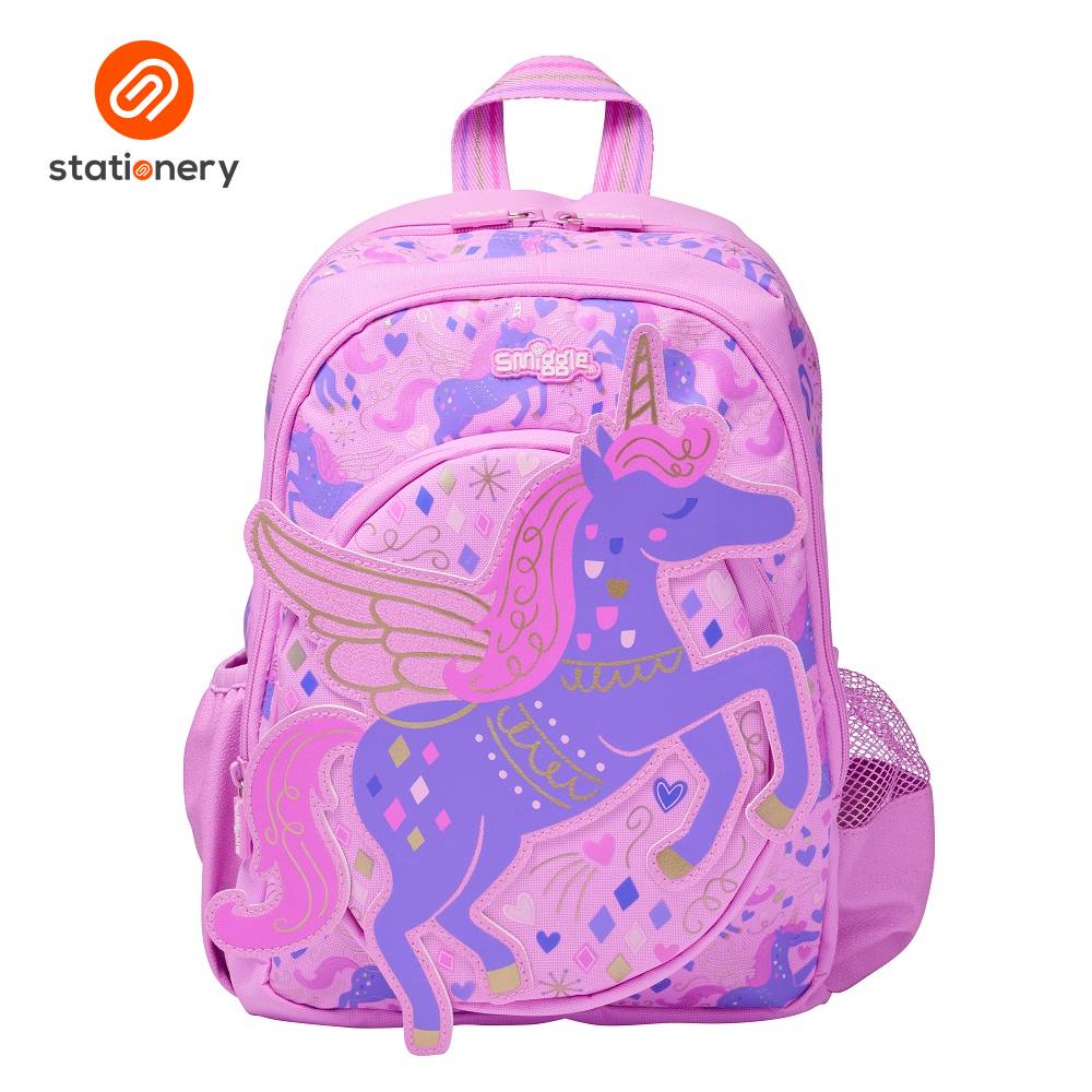 Smiggle Adventurous Junior Character Backpack - Pink