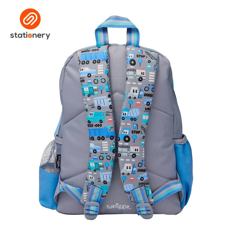 SmiggleReady Set Go Junior Character Backpack - Grey-zoom-