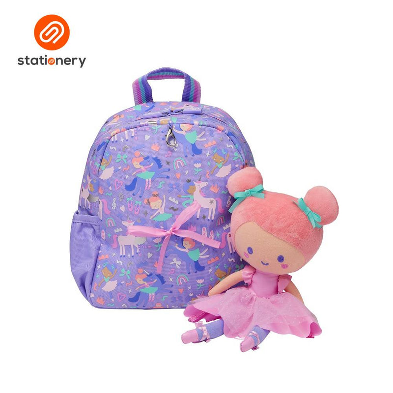 Smiggle Ready Set Go Teeny Tiny Backpack - Lilac Coral-zoom-