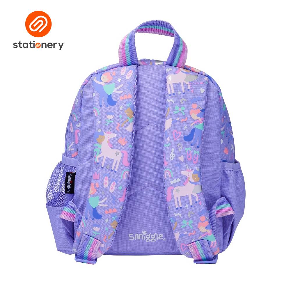 Smiggle Ready Set Go Teeny Tiny Backpack - Lilac Purple-3