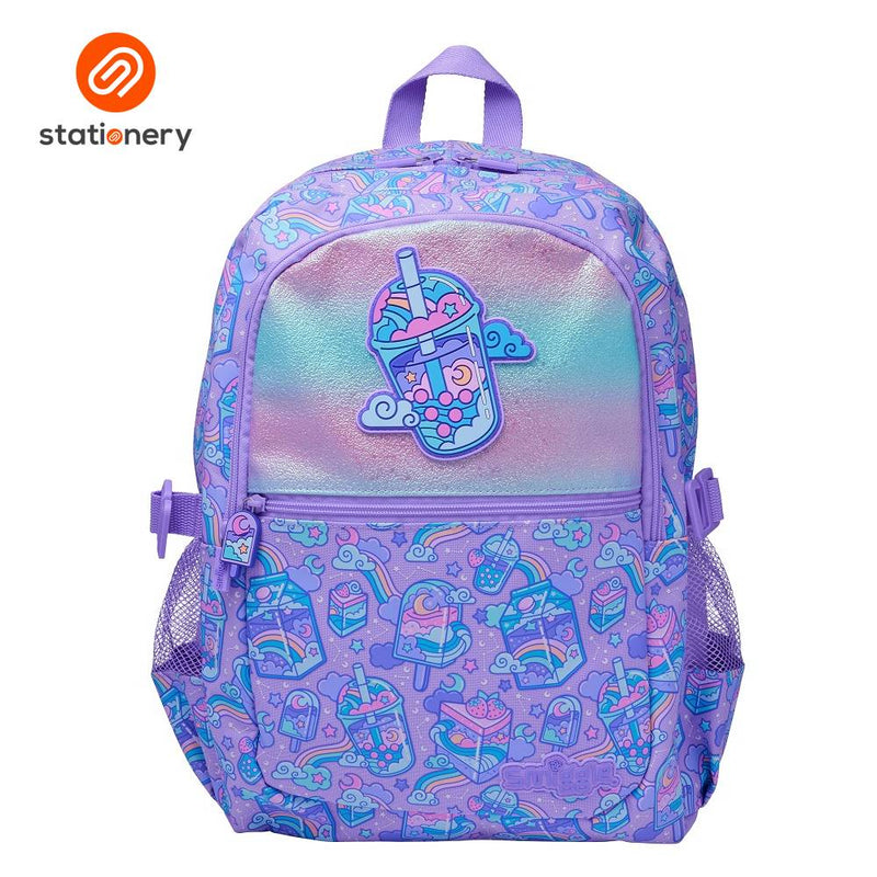 Smiggle Trailblazer Classic Attach Backpack - Lilac-zoom-