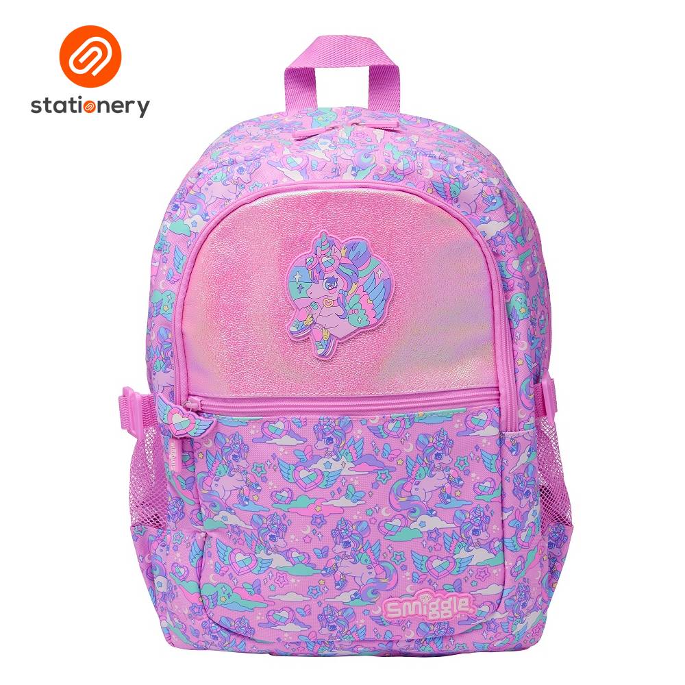 Smiggle Trailblazer Classic Attach Backpack - Pink-zoom-1